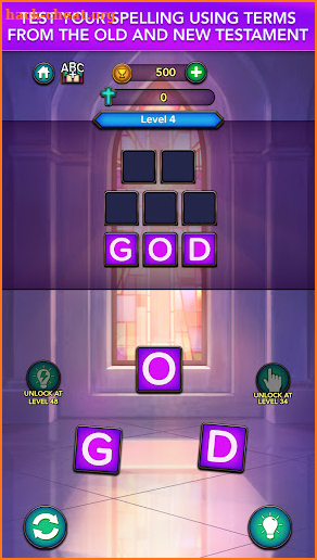 Daily Word Worship Bible Games screenshot