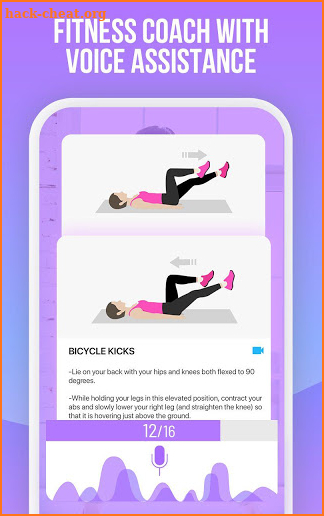 Daily Workout At Home - Fitness Course For Women screenshot