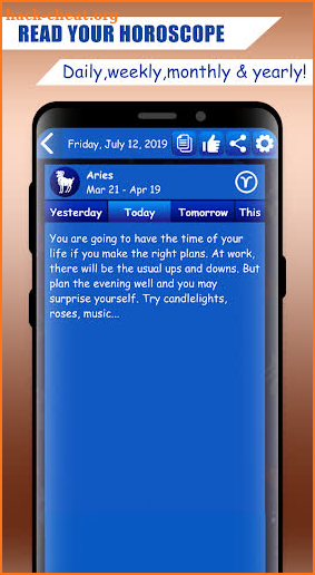 Daily Zodiac Horoscope 2019 - Know Yourself Better screenshot