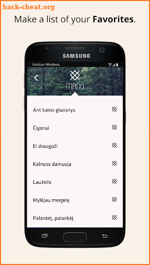 Dainorėlis - Lithuanian Songs screenshot