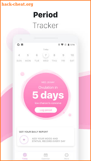 Daisy Period Tracker- Menstrual Cycle Tracker screenshot