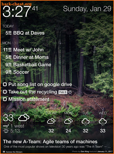 DAKboard screenshot