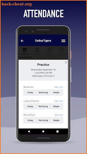 Dallas Tigers Baseball screenshot