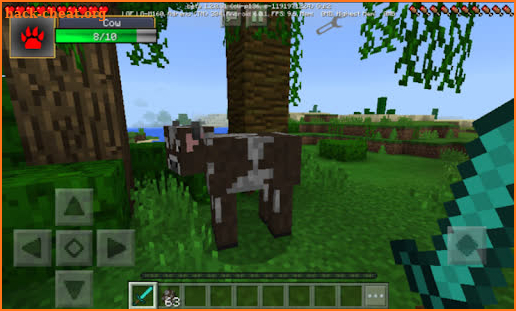 Damage Indicator Addon for Minecraft PE screenshot