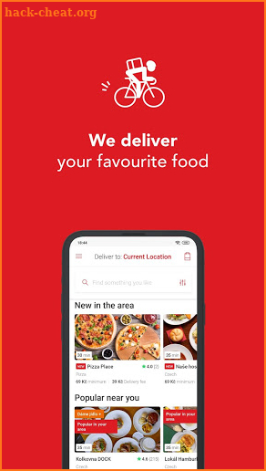 Dáme jídlo: Local Food Delivery screenshot