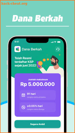 Dana Berkah Pinjaman Aman Hint screenshot