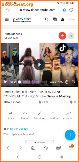 Dancers Tube screenshot