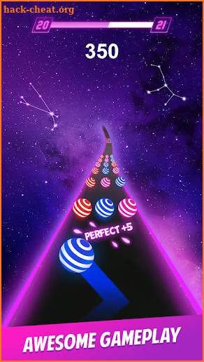 Dancing Ball Color - Road Run Game screenshot