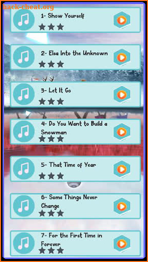 Dancing hop Elsa Game - Let It Go screenshot