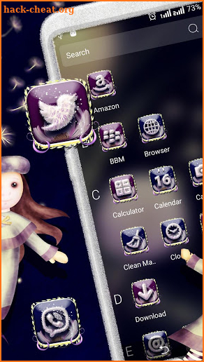 Dandelion Feather Launcher Theme screenshot