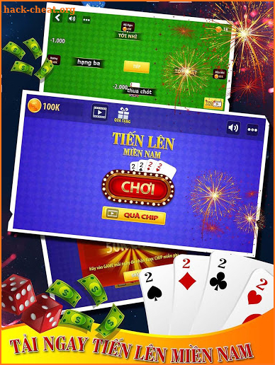 Danh bai tien len mien nam –đánh tiến lên miền nam screenshot