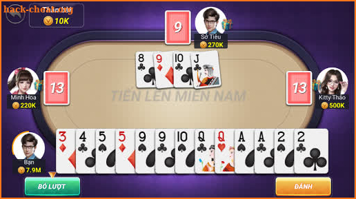 Đánh bài Vui - Tiến lên miền nam, Sâm lốc, Tá lả screenshot