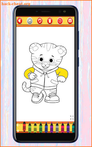 Dani Tiger Coloring Book screenshot