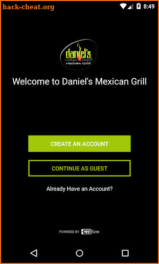 Daniel’s Mexican Grill screenshot