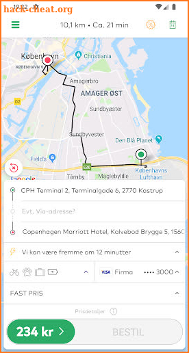 Dantaxi screenshot