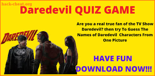 Daredevil Quiz Game screenshot