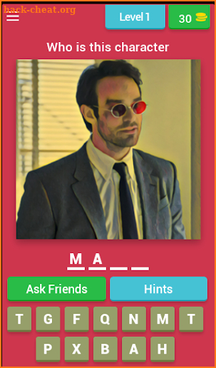 Daredevil TV character trivia screenshot