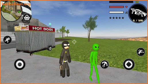 Dark Bat Stickman Rope Hero Gangstar Mafia Crime screenshot