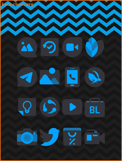 Dark Blue - Icon Pack screenshot