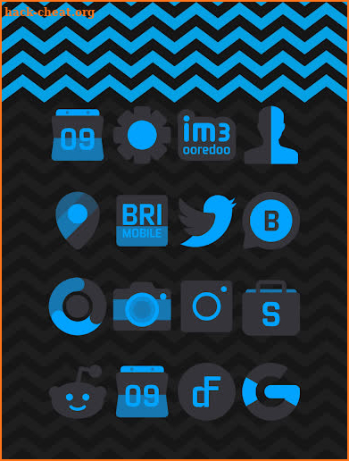 Dark Blue - Icon Pack screenshot