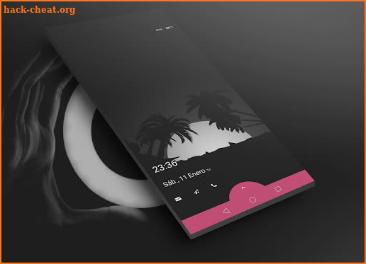 DARK Elegant TS7E UI for Klwp screenshot