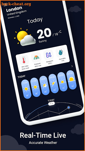 Dark Live Weather screenshot
