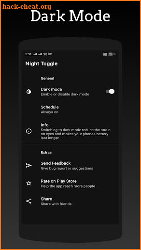 Dark Mode - Night Mode Toggle screenshot