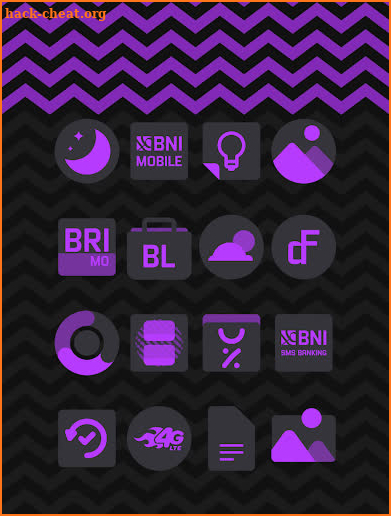 Dark Purple - Icon Pack screenshot