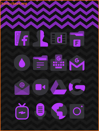 Dark Purple - Icon Pack screenshot