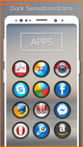Dark Sensation -Icon Pack screenshot