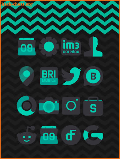 Dark Tosca - Icon Pack screenshot