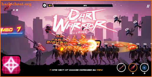 Dart Warrior - Zombie games，Archery screenshot