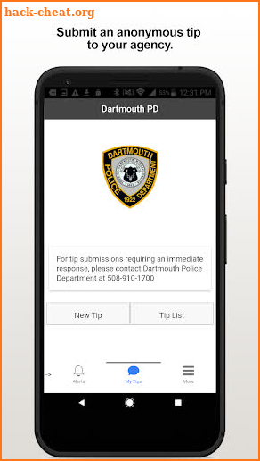 Dartmouth PD screenshot