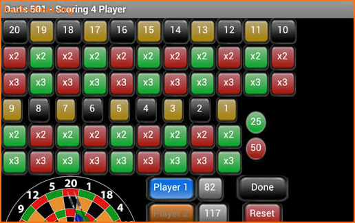 Darts 301 Scoring screenshot