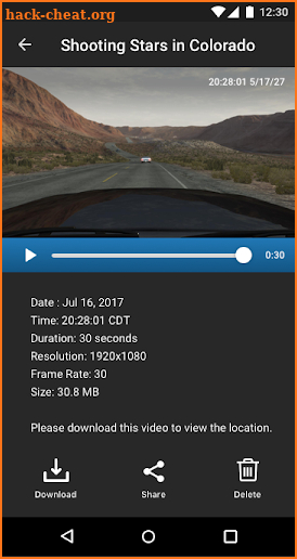 Dash Cam by Rand McNally screenshot