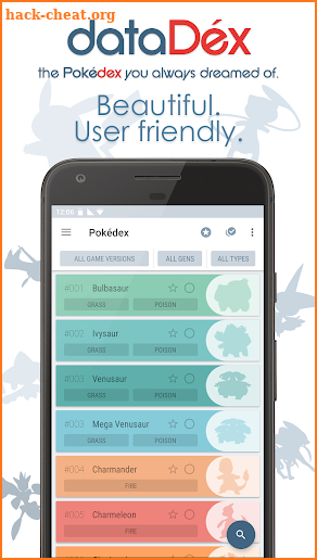 dataDex - Pokédex for Pokémon screenshot