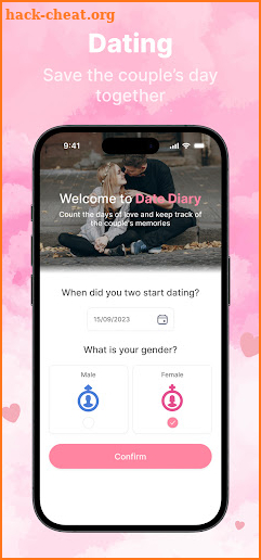 DateDiary: Cherished Moments screenshot