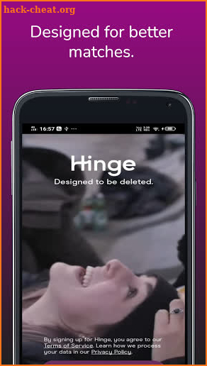 Dating App Hinge screenshot
