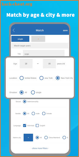 Dating by same age in USA screenshot