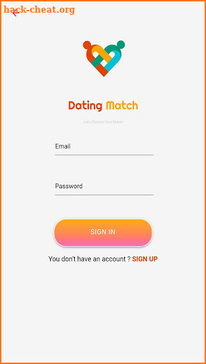 Dating Match App UI Design screenshot