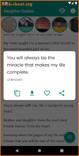 Daughter Quotes and Sayings screenshot