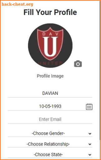 DAV United screenshot