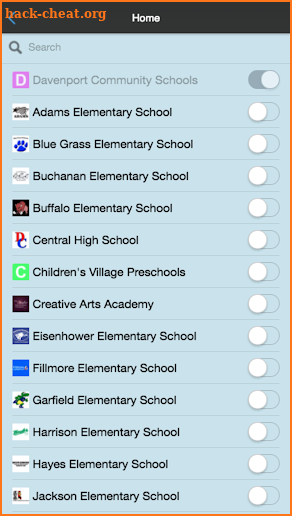 Davenport Community Schools screenshot