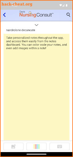 Davis Nursing Consult screenshot
