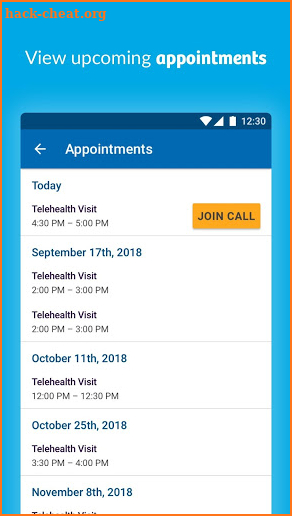 DaVita Care Connect screenshot