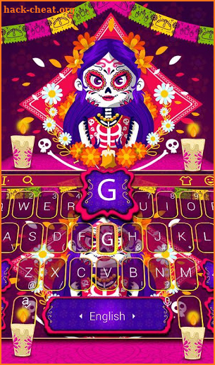 Day of the Dead Keyboard Theme screenshot