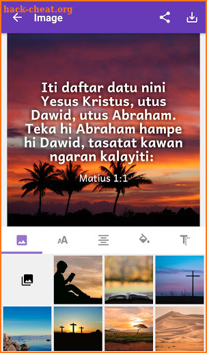 Dayak Ma'anyan Bible screenshot