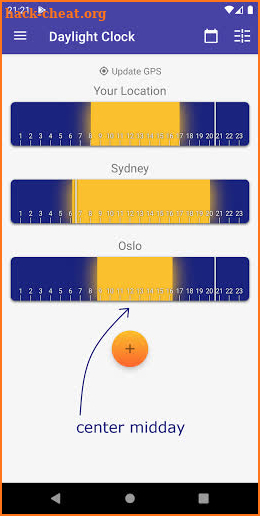 Daylight Clock: Sunrise/Sunset Widget screenshot