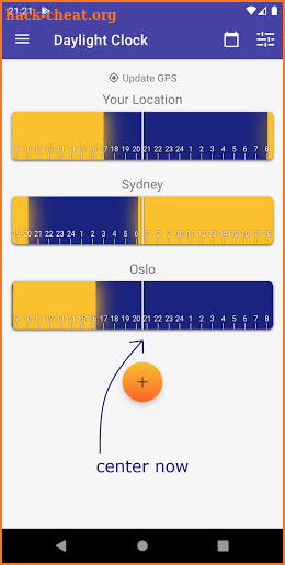 Daylight Clock: Sunrise/Sunset Widget screenshot