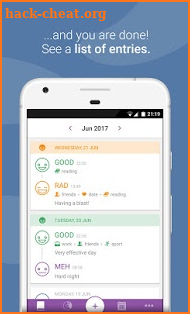 Daylio - Diary, Journal, Mood Tracker screenshot